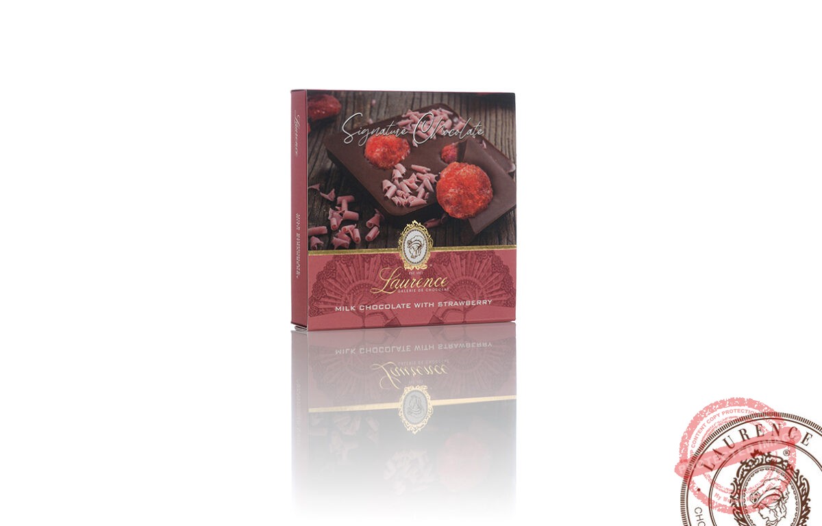 Молочний шоколад “Signature Chocolate” з полуницею тм “Laurence”