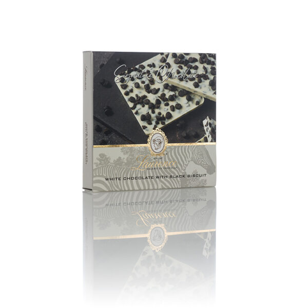 Белый шоколад "Signature Chocolate" с черным печеньем тм "Laurence"