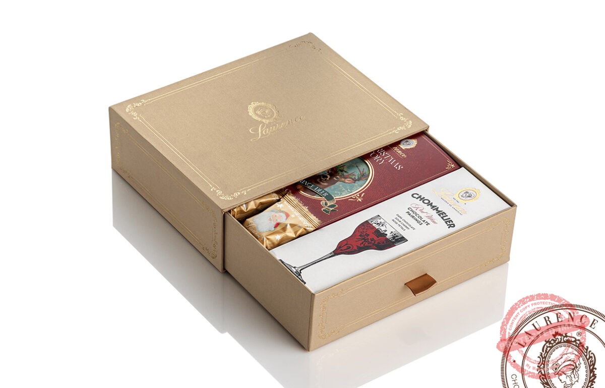 Подарунковий набір “Christmas Gift Box” з авторською серією шоколаду тм “Laurence”
