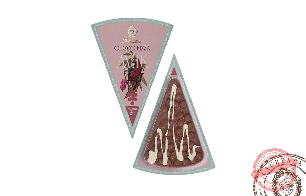 “Chocolate Pizza Milk” з молочним шоколадом і хрусткими пластівцями “Laurence”