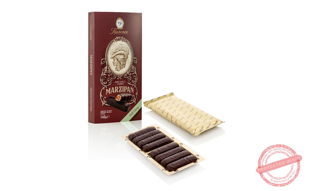 Цукерки “Marzipan” з чорним шоколадом і дикою черешнею тм “Laurence”