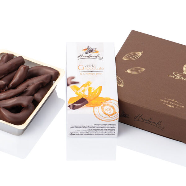 Апельсиновые цукаты в черном шоколаде тм "Laurence"