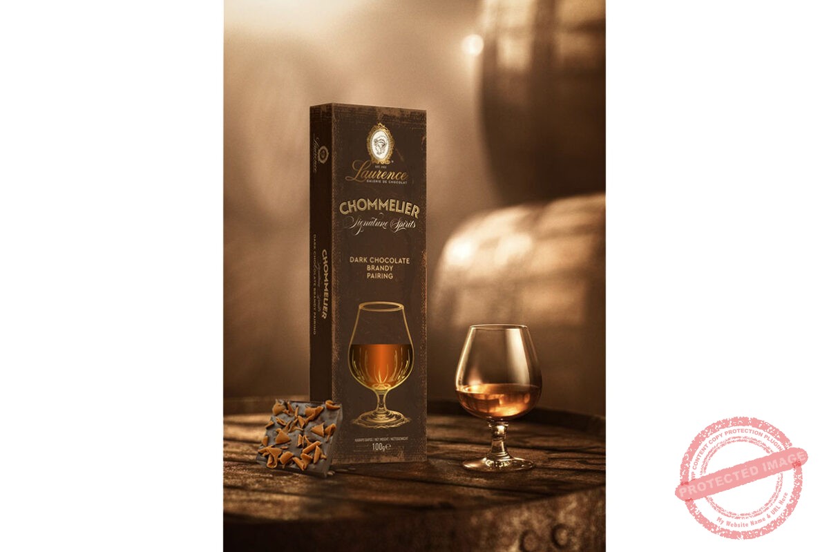 Чорний шоколад CHOMMELIER з бренді “Laurence”