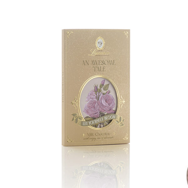 Молочный шоколад "An Awesome Tale" с воздушным рисом и миндалем тм "Laurence"