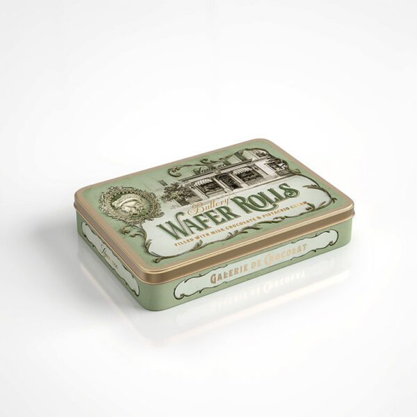 Шоколадные трубочки с фисташковым пралине  "Laurence"